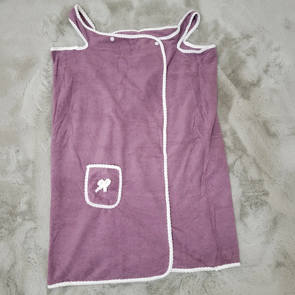 Nwot Purple Spa Towel Wrap